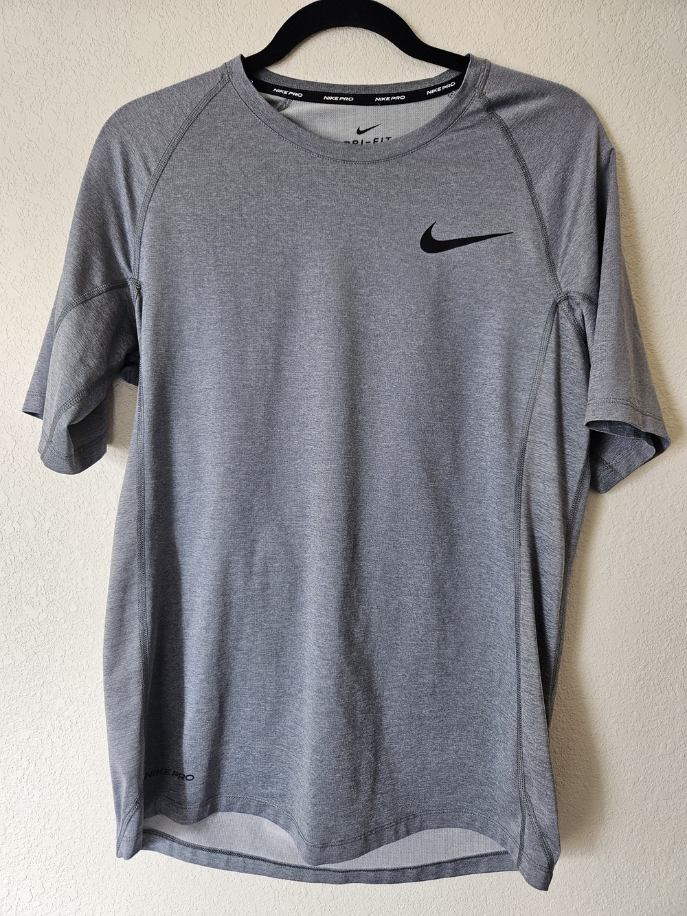 Nike Gray Short-Sleeve Dri-FIT Training Tee